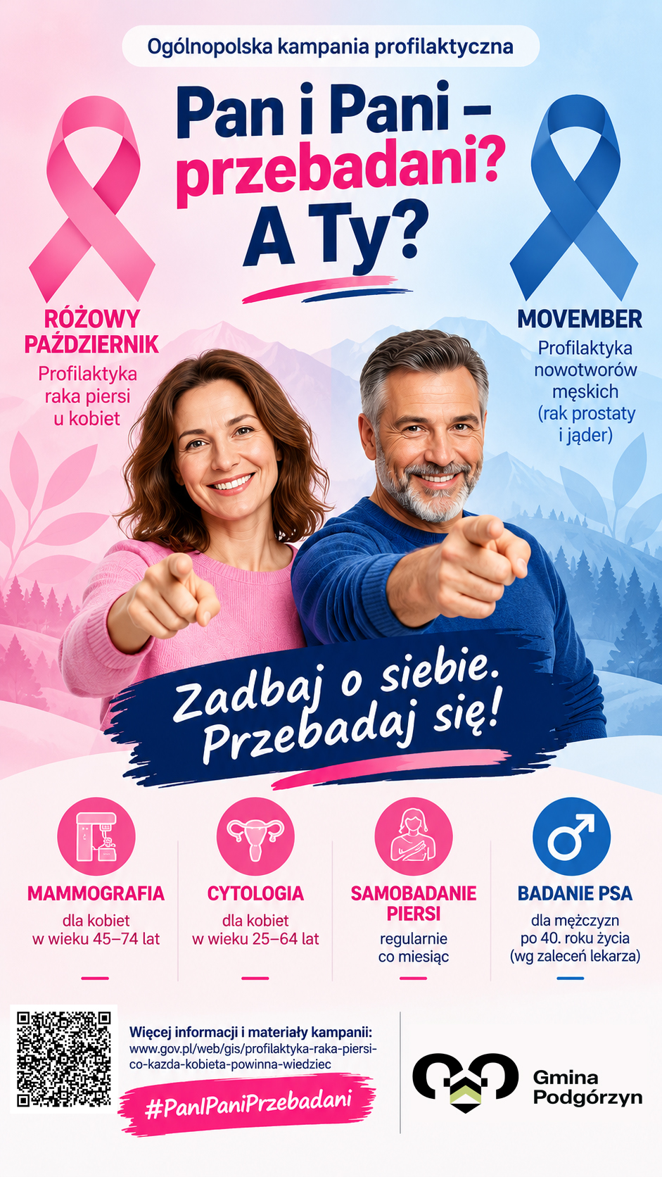 Pan i Pani – przebadani? A Ty? Zadbaj o zdrowie i postaw na profilaktykę!