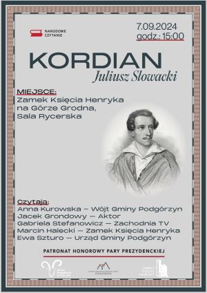 Narodowe Czytanie 2024 - Juliusz Słowacki 