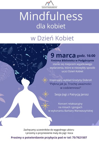 Mindfulness dla kobiet w Dzień Kobiet